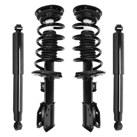 Unity 4-11873-251140-001 Front and Rear Complete Strut Assembly Shock Kit 4-11873-251140-001
